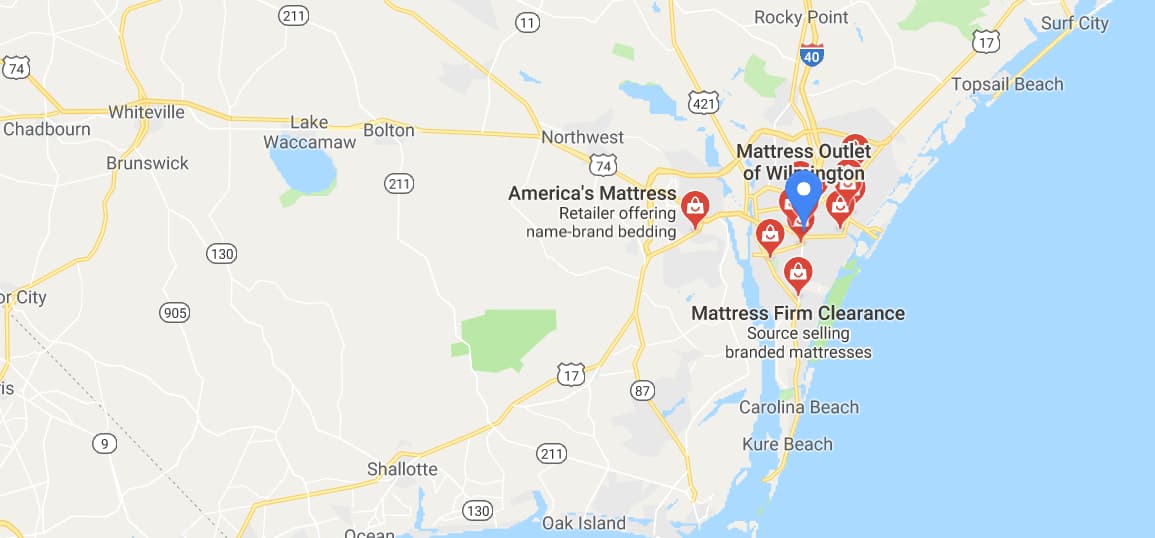 memory mattress stores in wilmington nc